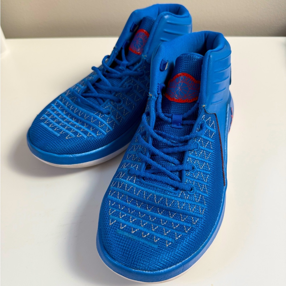 NEW Nike Air Jordan 32 BG Why Not Russell Westbrook Blue Shoes Boys Sz. 3Y